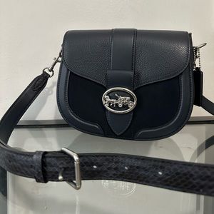 Georgie saddle Coach bag